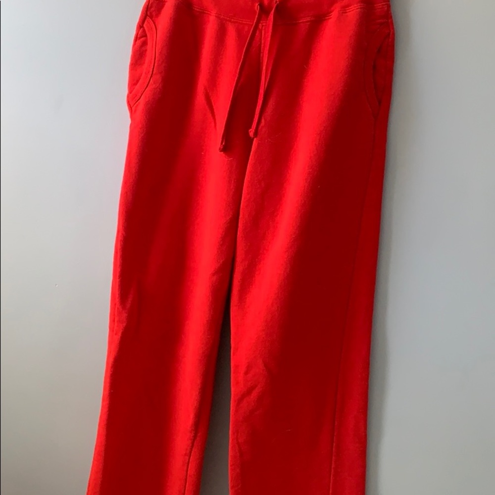 Red Miranda Sings sweatpants